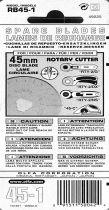 1 Lame de rechange pour cutter Olfa - 45 mm