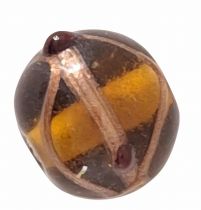 20 Perles rondes topaz 14mm
