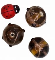 20 Perles rondes topaz 14mm