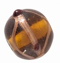 20 Perles rondes topaz 14mm