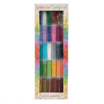 30 tubes de paillettes couleurs dgrads