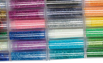 30 tubes de paillettes couleurs dégradés