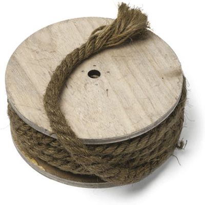 Bobine corde Marine 1 cm x 7 m�tres jute naturelle 