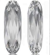 Cabochon 4161 Crystal Satin 15x5 mm x1 Cristal Swarovski