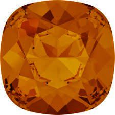 Cabochon Carr� 4470 Crystal Copper 12mm x1