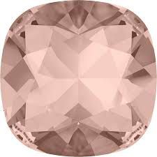 Cabochon Carr� 4470 Rose Vintage 12mm x1