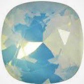 Cabochon Carré 4470 White opal star shine 12mm x1