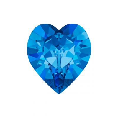 Cabochon Coeur 4800 -11x10 mm Sapphire Cristal swarovski x1