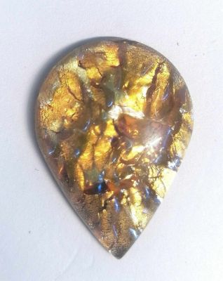 Cabochon goutte poire Topaz 30x20mm