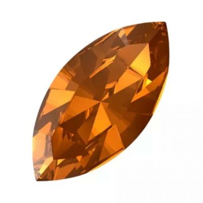 Cabochon Navette 4200-10x5mm- Copper  x1 cristal Swarovski