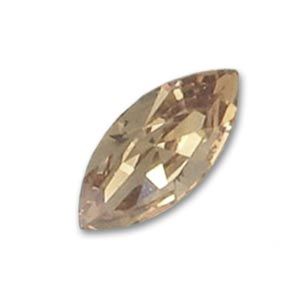 Cabochon Navette 4200-15x7mm- Gold Shadow x1 cristal Swarovski