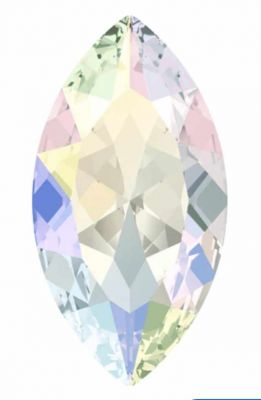 Cabochon Navette 4227-32x17mm- Couleur Crystal  AB  x1  Swarovski