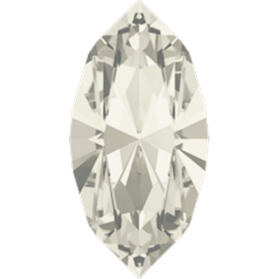 Cabochon Navette 4227-32x17mm- Couleur Crystal Silver Shade  x1  Swarovski