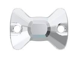 Cabochon Noeud 3258 � coudre 16x11,5mm- crystal x 1 cristal swarovki