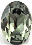 Cabochon Oval 4120 Black Diamond 18x13 mm x1 Swarovski