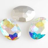 Cabochon Oval 4120 Crystal AB 18x13 mm x1 Cristal Swarovski