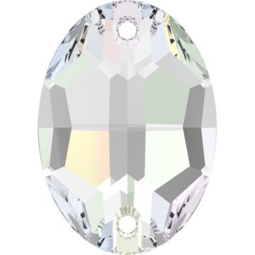 Cabochon Ovale 3210 � coudre 16x11mm- crystal x 1 cristal swarovski