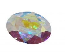 Cabochon ovale 4120 18x13 mm Crystal AB x1 Cristal Swarovski, transparent iris&eacute;