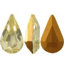 Cabochon poire 4300 Jonquil 10x6mm x1 cristal swarovski