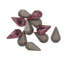 Cabochon poire 4300 Rose 10x6mm x1 cristal swarovski