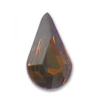 Cabochon poire 4300 smoked topaz 8x5mm x1cristal swarovski