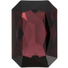 Cabochon Rectangle 4627-27x18.5mm Burgundy x1- Cristal Swarovski