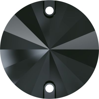 Cabochon rond 3200 Jet hemathite 10mm x1 � coudre