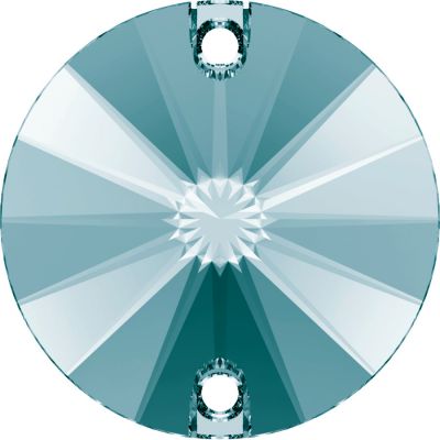 Cabochon rond 3200 Light turquoise 10mm x1 � coudre