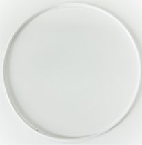 Cercle nu en métal blanc Ø 20cm