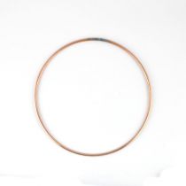 Cercle nu en métal cuivre Ø 15cm