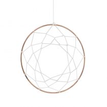 Cercle nu en métal cuivre Ø 25cm