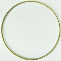 Cercle nu en métal doré Ø 25cm
