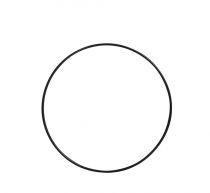 Cercle nu en métal noir Ø 15cm