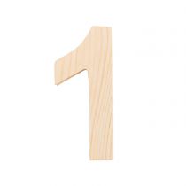 Chiffre 1 - 8 Cm - Bois