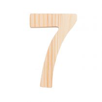 Chiffre 7 - 8 Cm - Bois