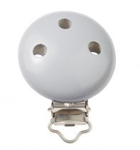 Clip attache ttine gris en bois   37mm