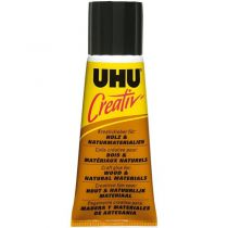 Colle UHU Creativ Bois & Matériaux Naturelle 38ml