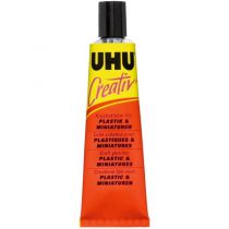 Colle UHU Créativ Plasique & Miniature 33ml