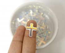 Croix 6860 20 mm Crystal AB x1 cristal Swarovski, transparent iris&eacute;