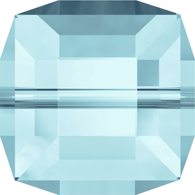 Cubes 5601 Aquamarine 8mm x1 Cristal Swarovski