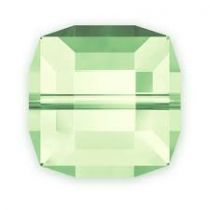 Cubes 5601 Chrysolite 8mm x1 Cristal Swarovski