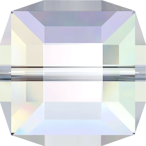 Cubes 5601 Crystal AB 4mm x6 Cristal Swarovski