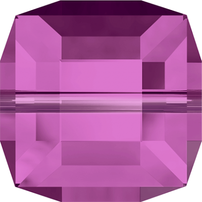 Cubes 5601 Fuchsia 8mm x1 Cristal Swarovski