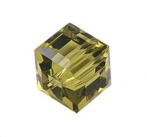 Cubes 5601 Kaki 6mm x1 Cristal Swarovski