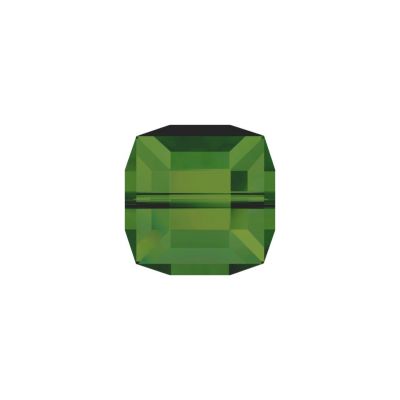 Cubes 5601 Kaki 6mm x1 Cristal Swarovski