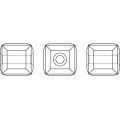Cubes 5601 Light Rose 6mm x1 Cristal Swarovski