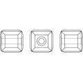 Cubes 5601 Light Rose 6mm x1 Cristal Swarovski