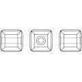Cubes 5601 Light Rose 6mm x1 Cristal Swarovski