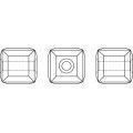 Cubes 5601 Light Rose 6mm x1 Cristal Swarovski