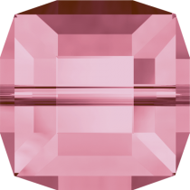 Cubes 5601 Light rose 8mm x1 Cristal Swarovski